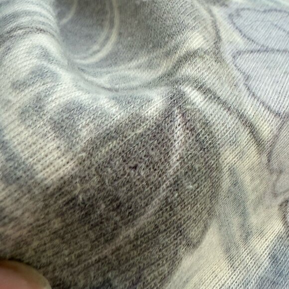 Vtg 90s Y2K Embellished Tank Top Cyber Grunge Bling All Over Graphic Trashy Sz L - Picture 10 of 10